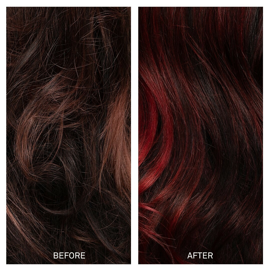 IVY before after conditioner red 2